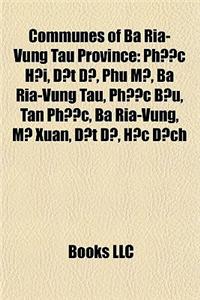Communes of Ba RIA-Vung Tau Province