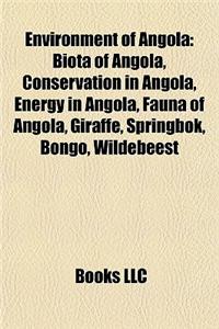 Environment of Angola: Biota of Angola, Conservation in Angola, Energy in Angola, Fauna of Angola, Giraffe, Springbok, Bongo, Wildebeest