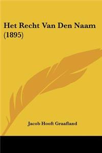 Het Recht Van Den Naam (1895)