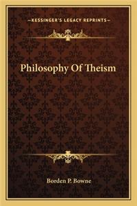 Philosophy Of Theism