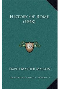 History Of Rome (1848)