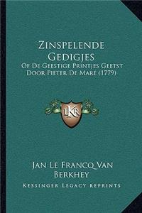 Zinspelende Gedigjes