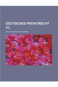 Deutsches Privatrecht (1)