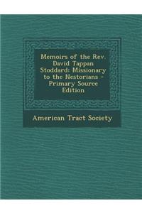 Memoirs of the REV. David Tappan Stoddard