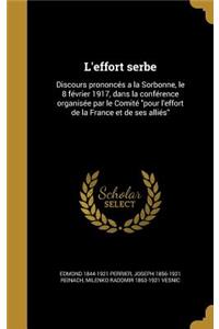 L'effort serbe