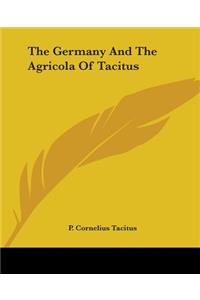 Germany And The Agricola Of Tacitus