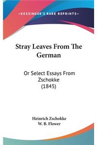 Stray Leaves from the German