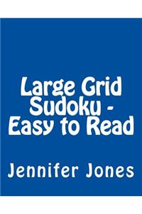 Large Grid Sudoku - Easy to Read
