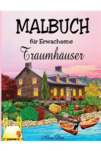 Malbuch für Erwachsene -Traumhäuser