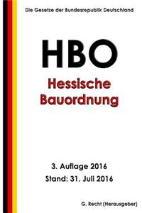 Hessische Bauordnung (HBO), 3. Auflage 2016