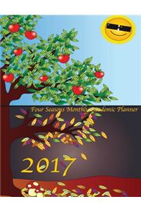 2017 Four Seasons Monthly Academic Planner