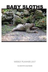 Baby Sloth Weekly Planner 2017