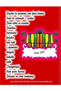 Pacotes de presentes com fitas bonitas Livro de coloração + cartões Para todas as ocasiões Parabéns aniversário feriados novo bebê Casamentos obrigado trabalho saúde Inauguração Usar para decorar Presente ou como lembrança