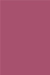 Journal China Rose Color Simple Plain China Rose