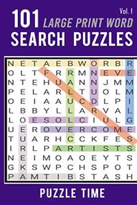 101 Large Print Word Search Puzzles