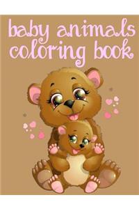 Baby Animals Coloring Book