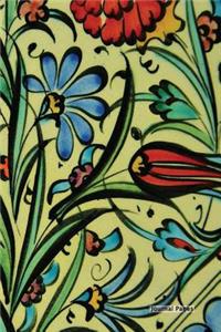 Journal Pages - Van Gogh Inspired Flower Art (Decorative Notebook)