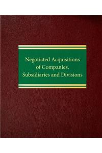 Negotiated Acquisitions of Companies, Subsidiaries and Divisions