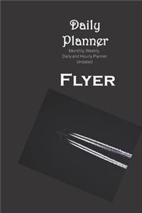 Daily planner Undated Flyer Professional