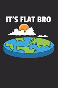 Flache Erde Notizbuch
