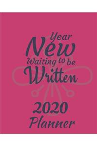 New Year Waiting To Be Written