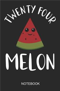 Twentyfour Melon Notebook