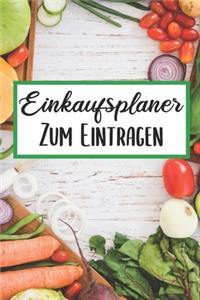 Einkaufsplaner Zum Eintragen: Essensplaner - Einkausfplan A5, Einkaufsliste, Menüplaner - 52 Wochenplan