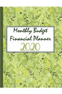 Monthly Budget & Financial Planner 2020