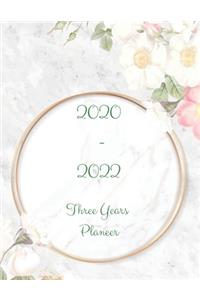 2020 - 2022 Three Years Planner