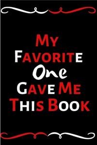 My Favorite One Gave Me This Book