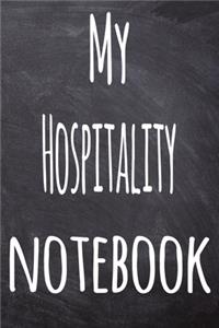 My Hospitality Notebook
