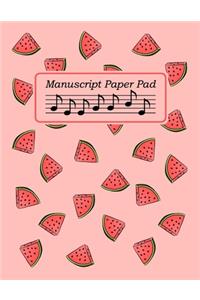12 Staff Manuscript Paper Pad