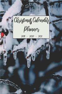 Christmas Calendar Planner 2019 2020 2021