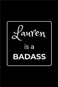 Lauren is a BADASS