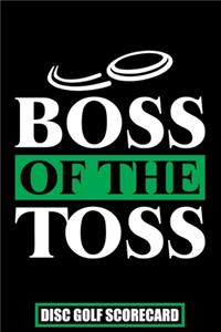 Boss of The Toss Disc Golf Scorecard