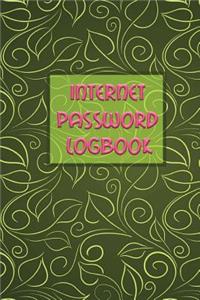 Internet Password Logbook