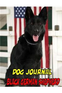 Dog Journal Black German Shepherd