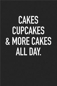 Cakes Cupcakes and More Cakes All Day.