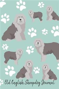 Old English Sheepdog Journal: Cute Dog Breed Journal Lined Paper