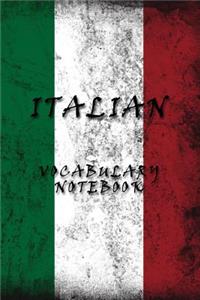 Italian Vocabulary Notebook