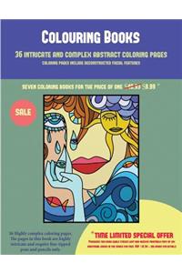 Colouring Books (36 intricate and complex abstract coloring pages): 36 intricate and complex abstract coloring pages: This book has 36 abstract coloring pages that can be used to color in, frame, and/or meditate over