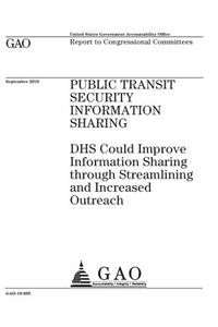 Public transit security information sharing