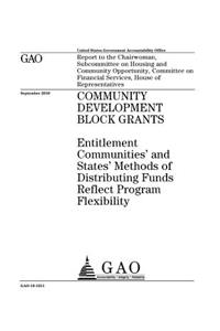 Community development block grants