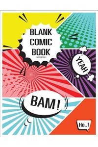 Blank Comic Book Notebook