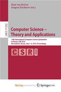 Computer Science - Theory and Applications