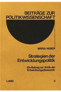 Strategien Der Entwicklungspolitik