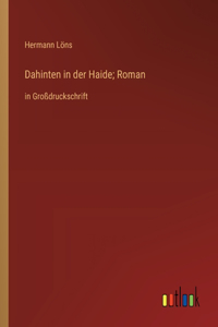 Dahinten in der Haide; Roman: in Großdruckschrift