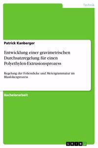 Entwicklung einer gravimetrischen Durchsatzregelung für einen Polyethylen-Extrusionsprozess