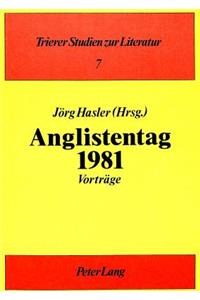 Anglistentag 1981