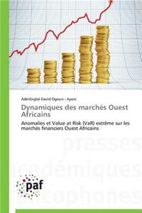 Dynamiques Des Marchés Ouest Africains